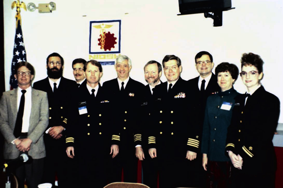 Staff from the first years of the Alaska office in the early 1990s.