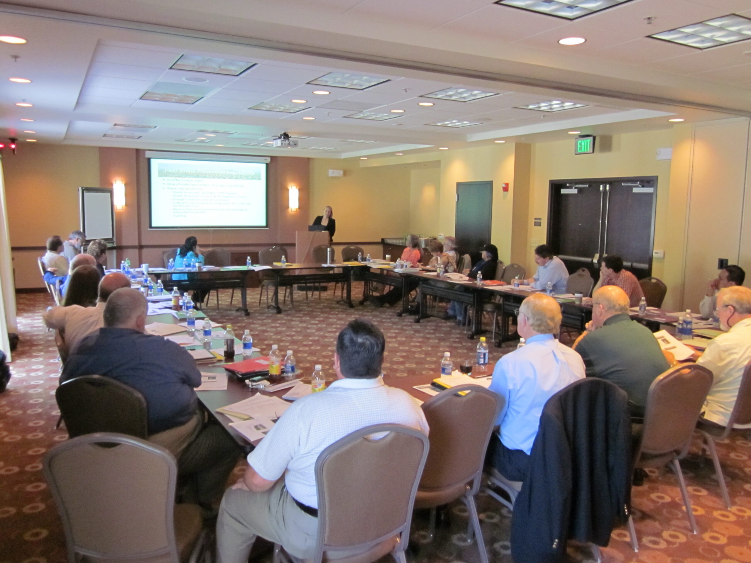 Members of the NORA Agriculture, Forestry, and Fishing Council at a 2010 meeting.