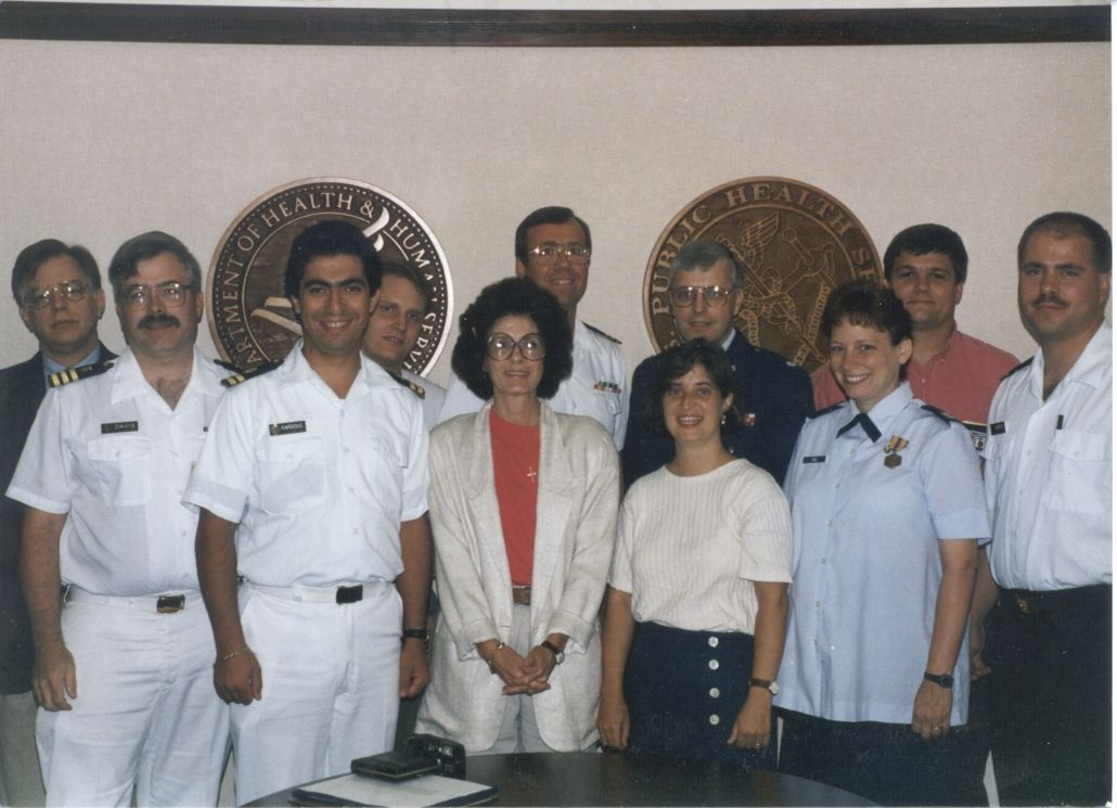 photo of the Bioacoustics and Occupational Vibration Team, 1995