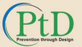 Logo for prevention through design program.