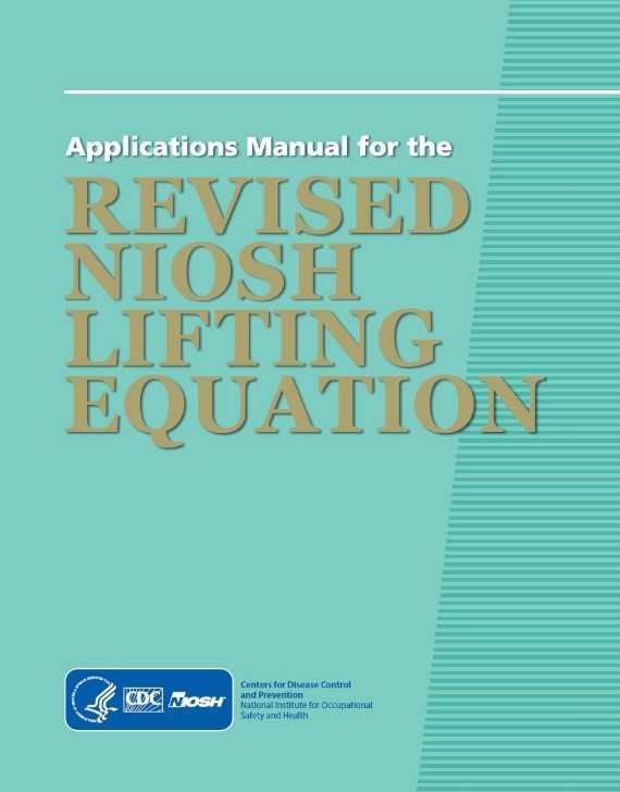 cover of the revised NIOSH lifting equation