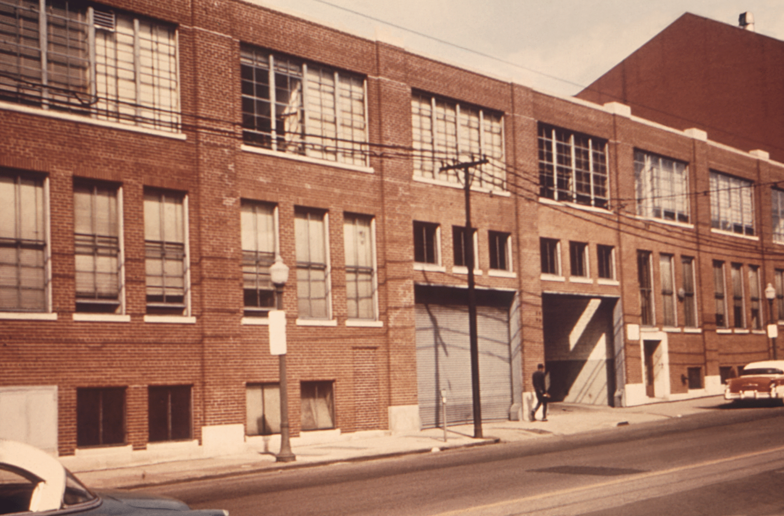 NIOSH's main laboratories at 1014 Broadway in Downtown Cincinnati in 1974. Two years later, NIOSH would move across town to the Taft Center after it was vacated by the EPA.