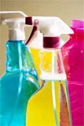 photo of cleaning supplies