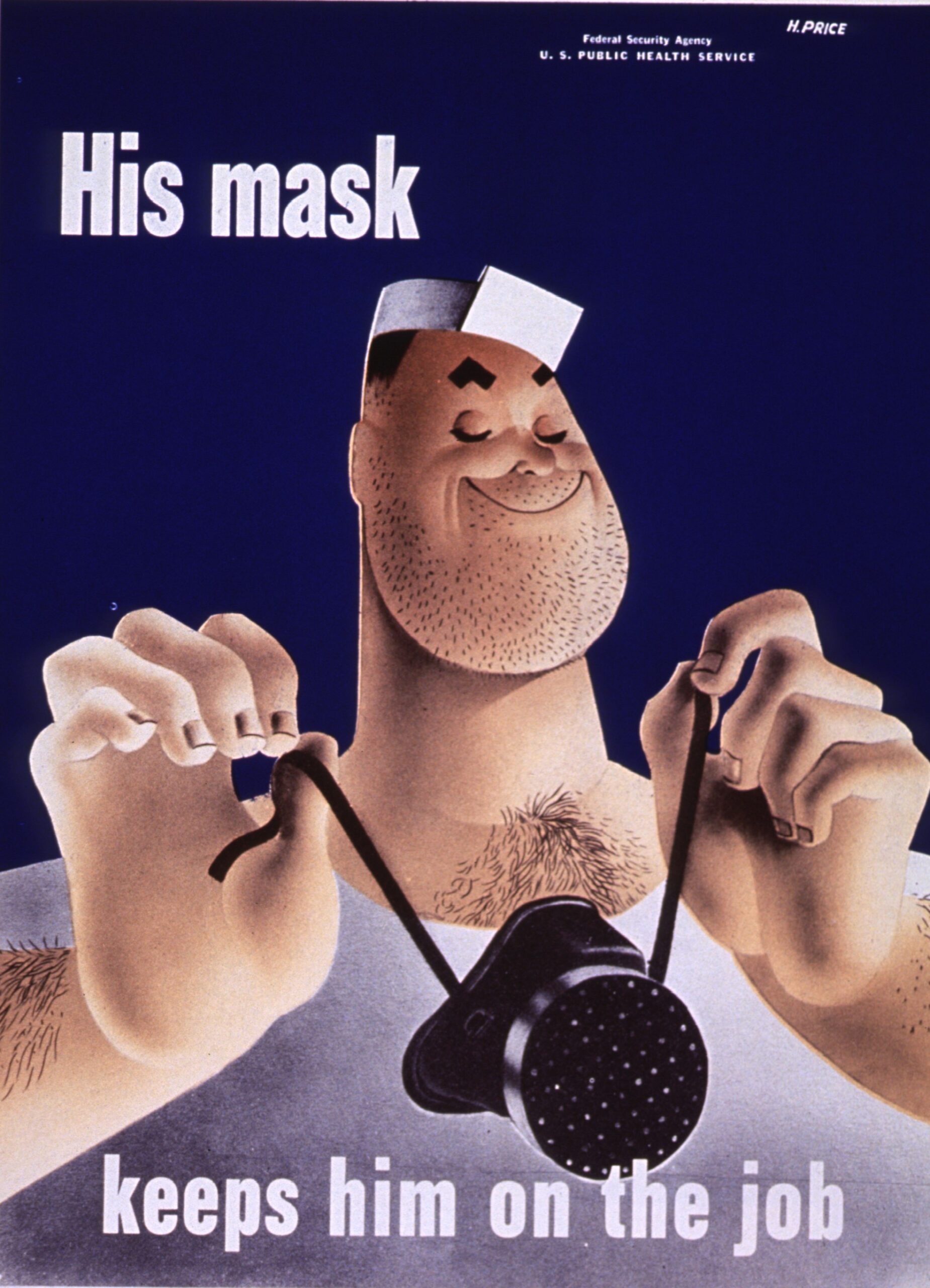 A 1942 poster from the Division of Industrial Hygiene gives advice as good today as it was back then.