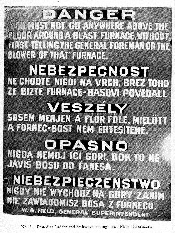 black and white poster with Danger message
