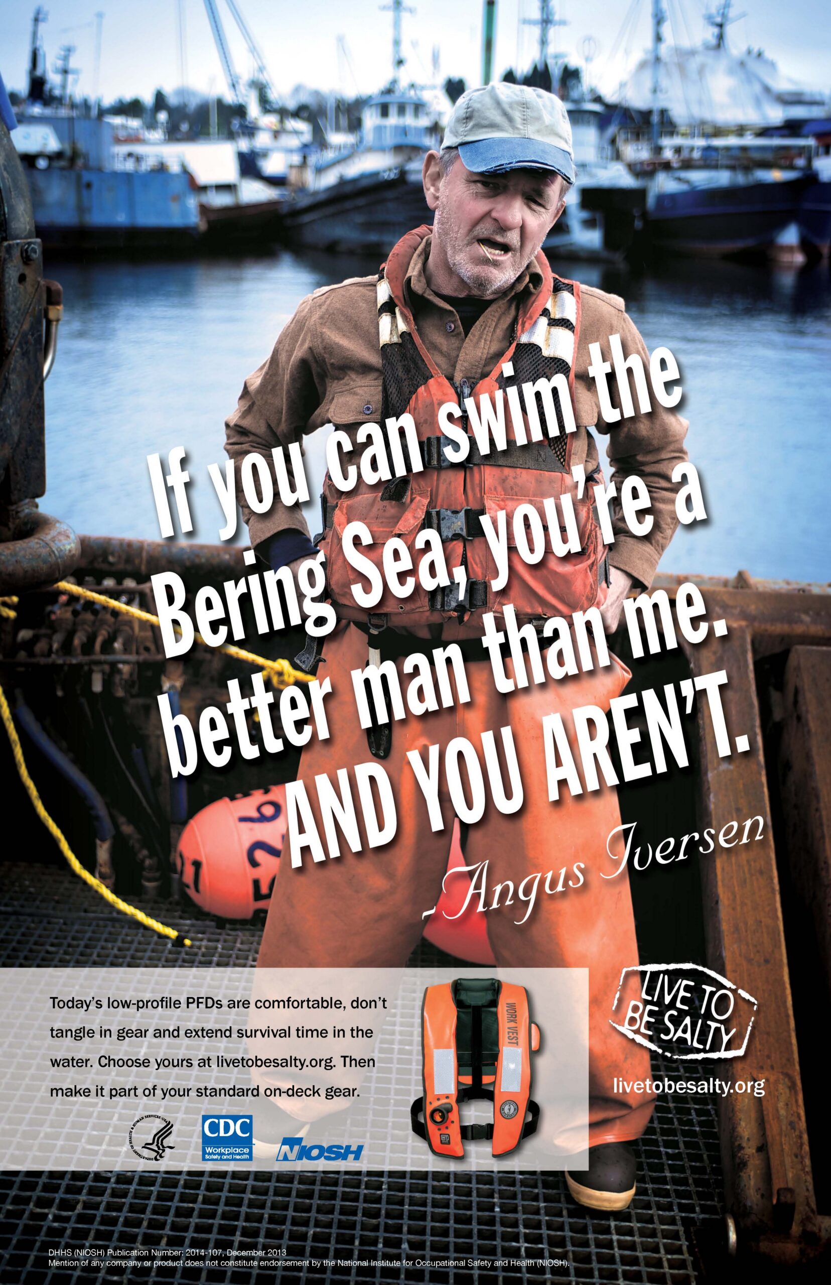 Live to be salty poster