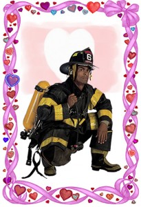 image of FF surrounded by a boarder with pink hearts.