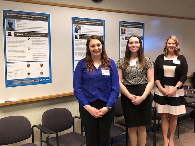 photo of 3 female grad students