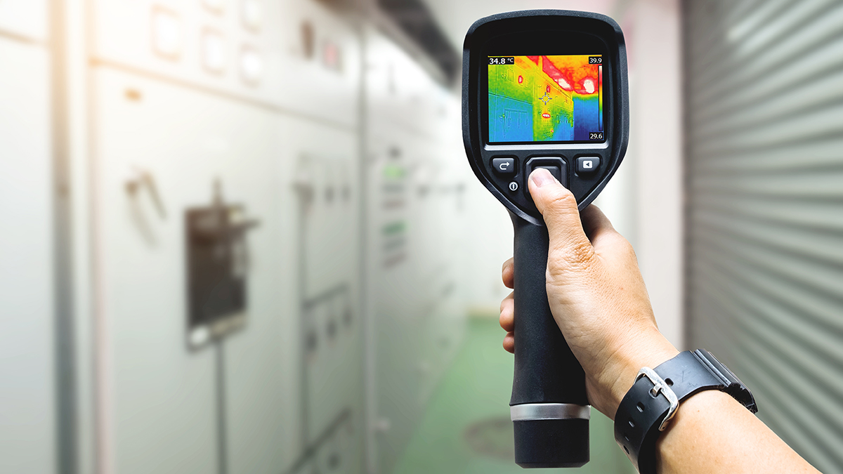 sensor in use