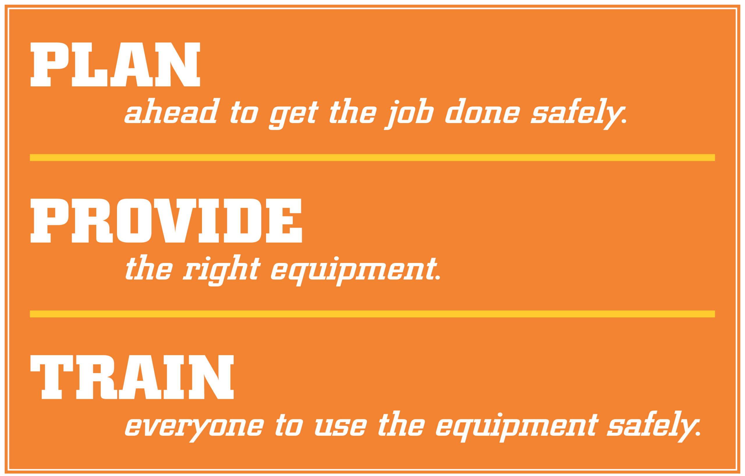 Plan Provide Train