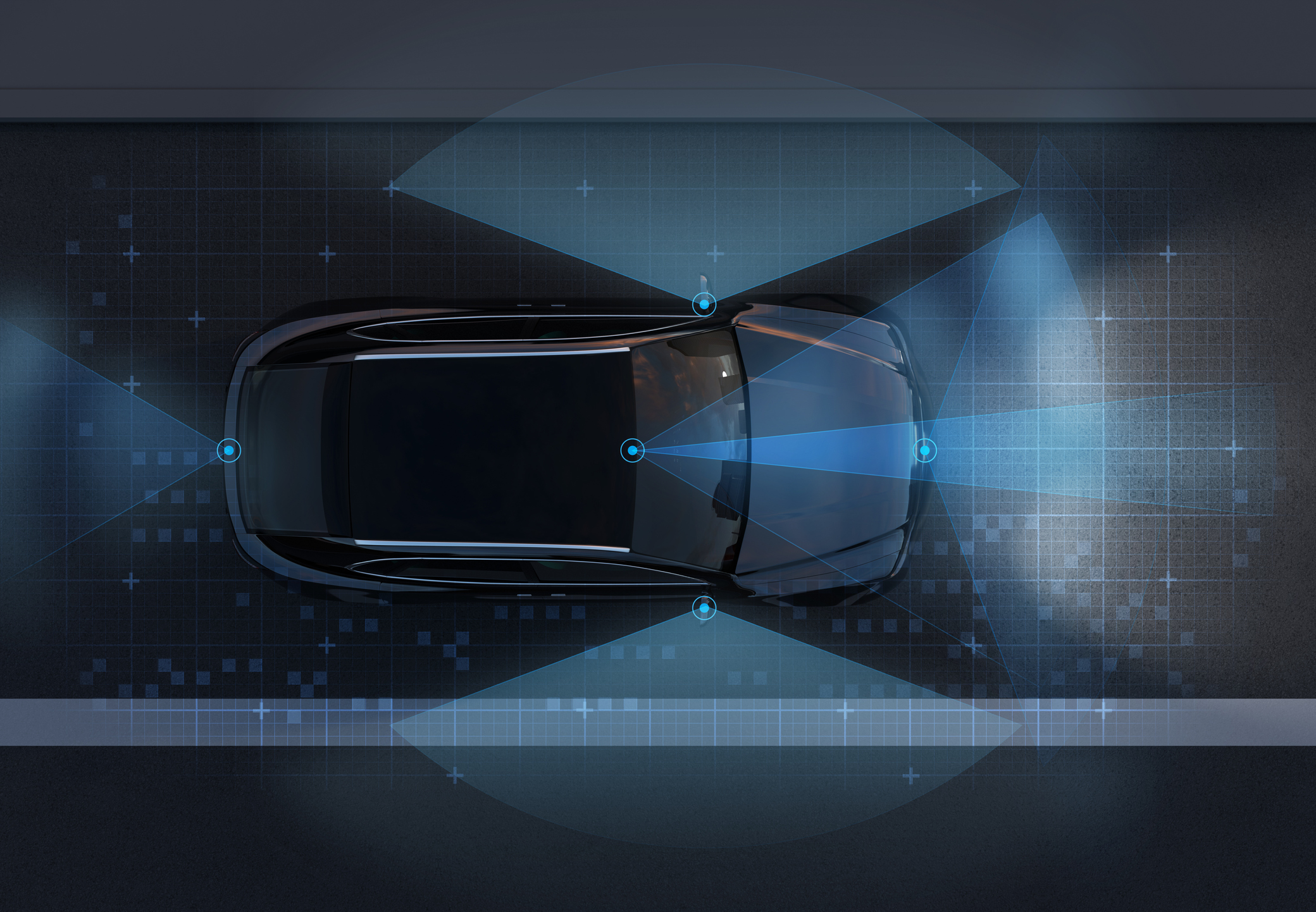 autonomous vehicle drawing