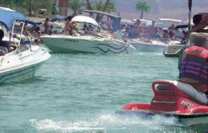 Exhaust from boats