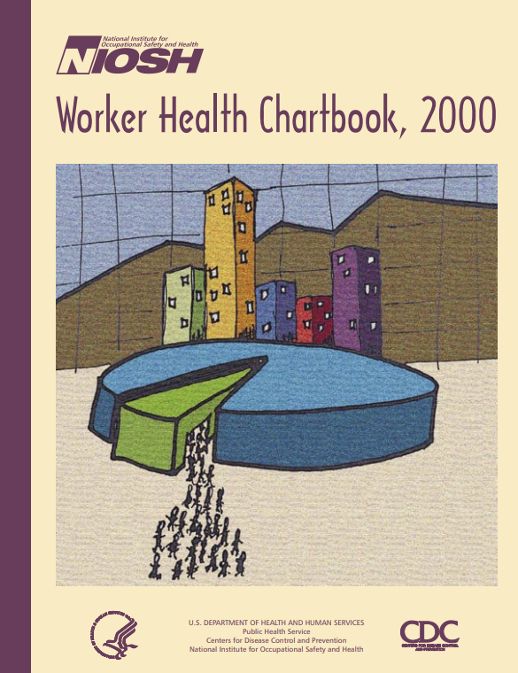 Cover of the Worker Health Chartbook, 2000