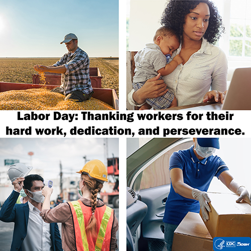 collage of workers