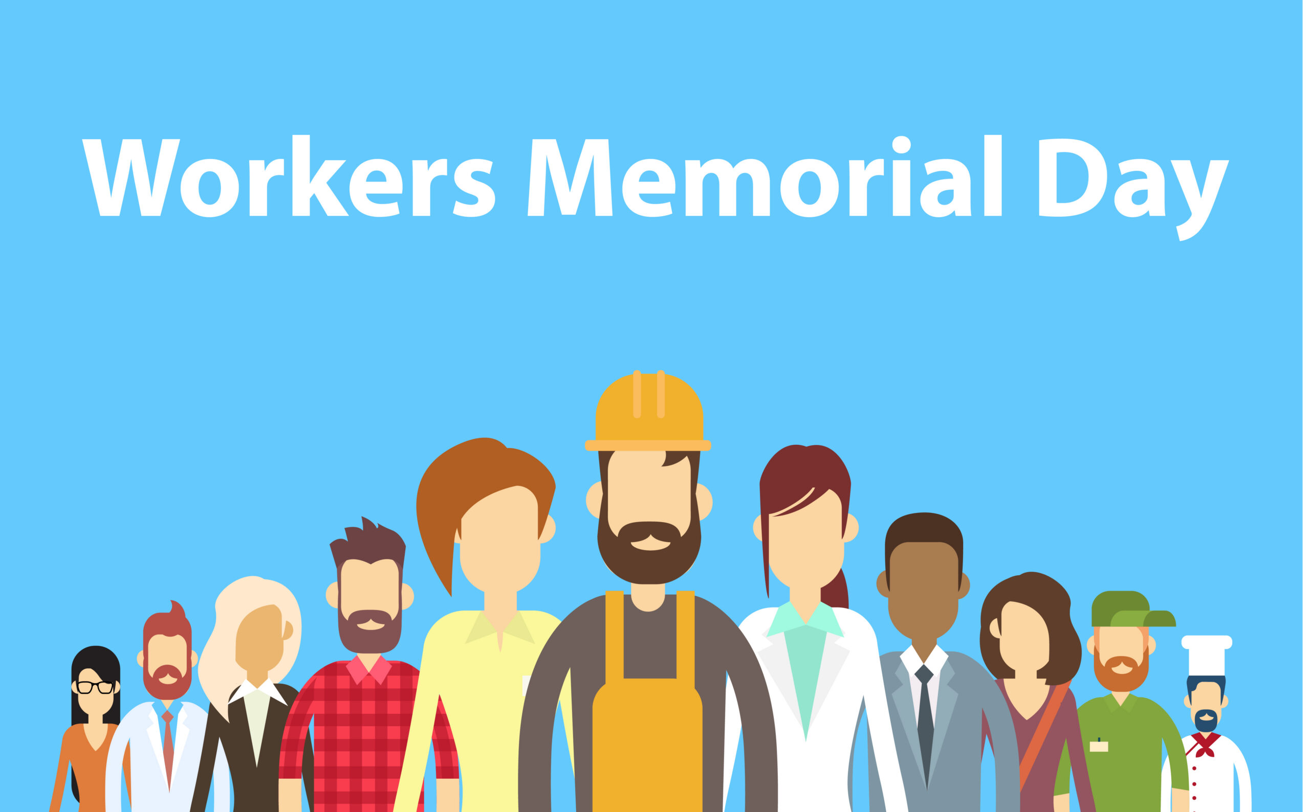 workers memorial day graphic