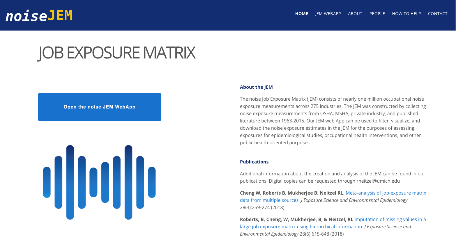 noise JEM WebApp