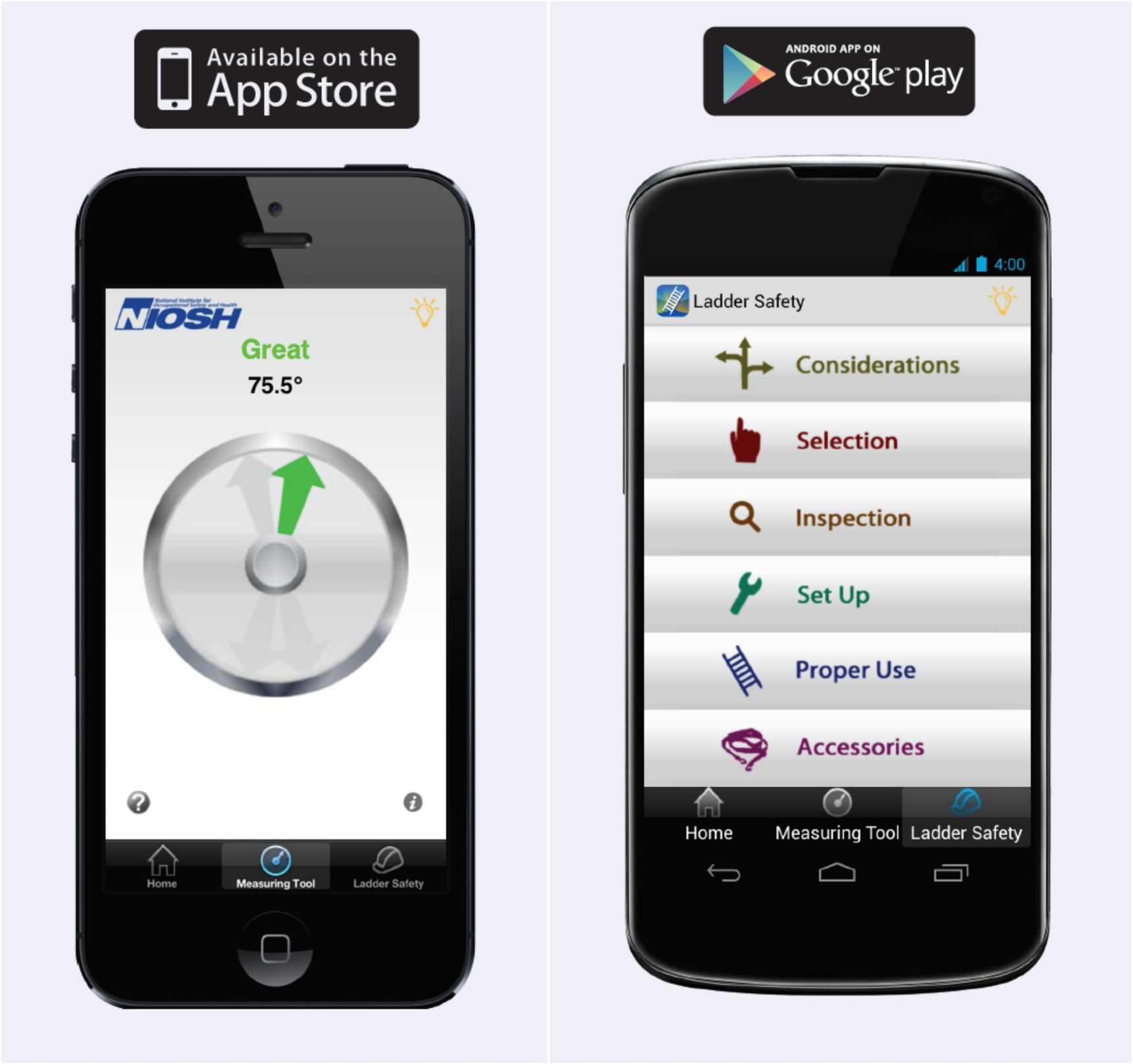 image of the ladder app innerface.
