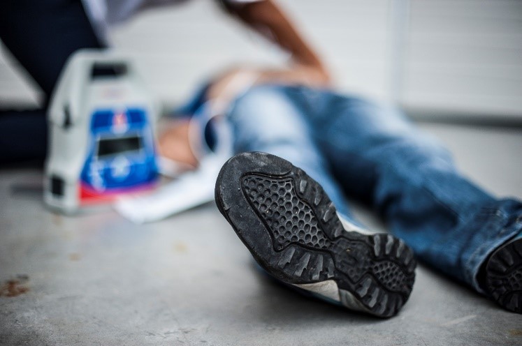 photo of person on the ground from an overdose