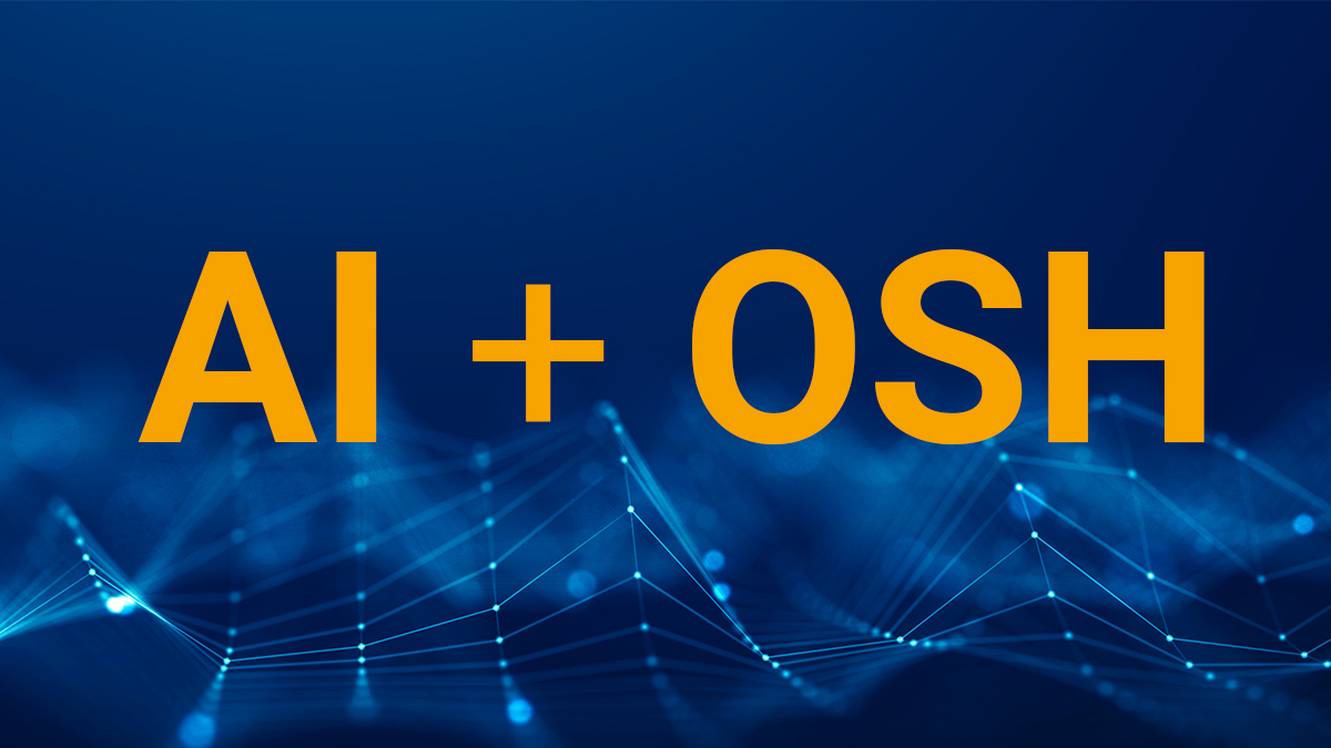 image with words AI and OSH