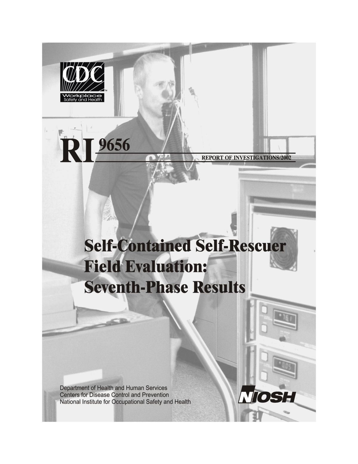 Screenshot of the first page of "Self-Contained Self-Rescuer Field Evaluation: Seventh-Phase Results"