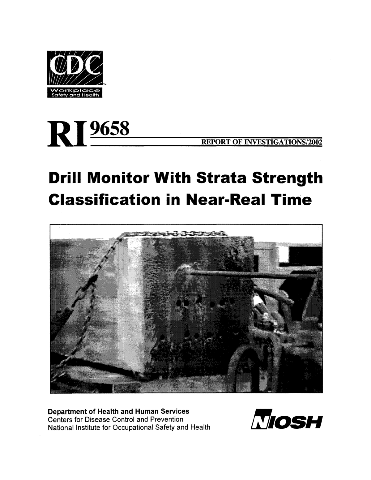 Screenshot of the first page of "Drill Monitor With Strata Strength Classification in Near-Real Time"