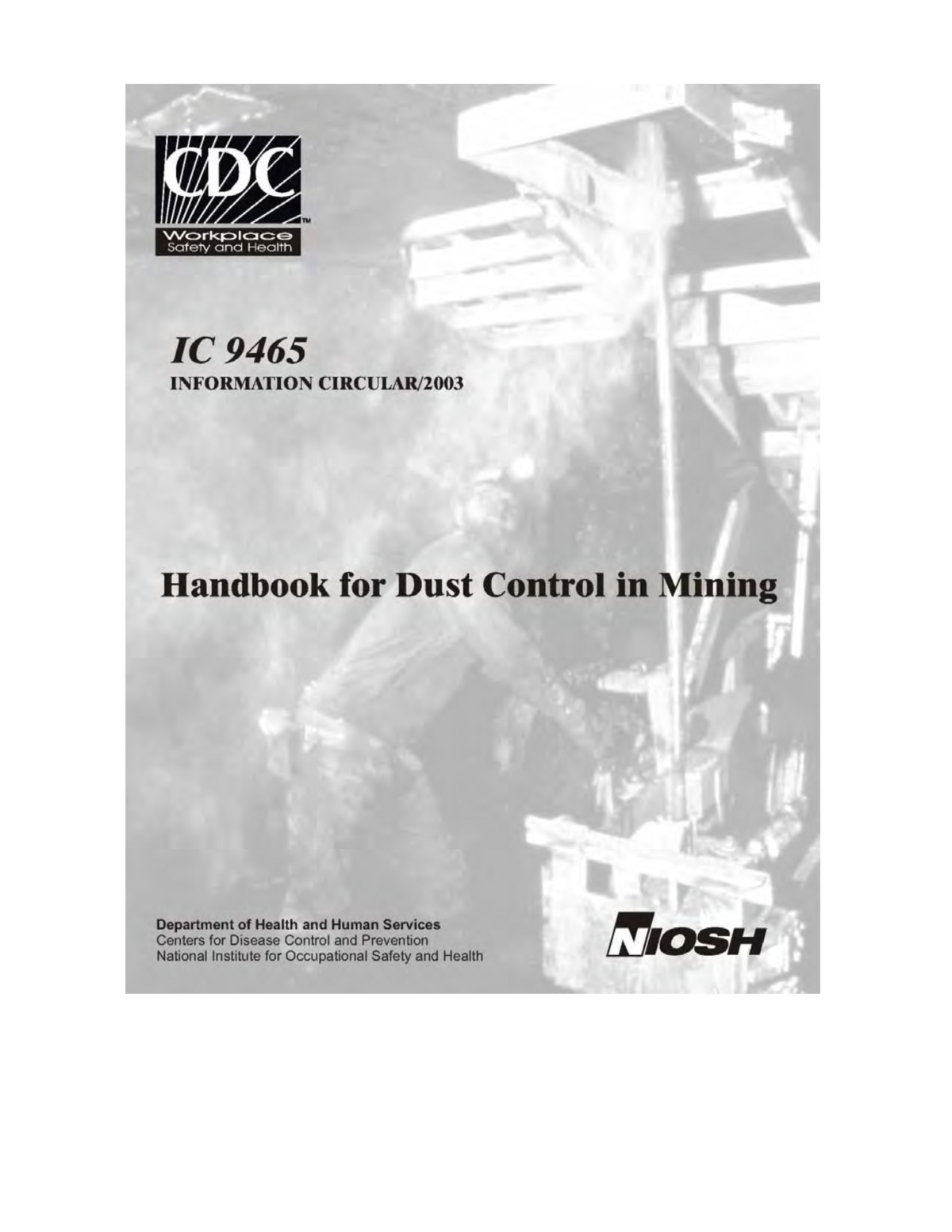 Handbook for Dust Control in Mining