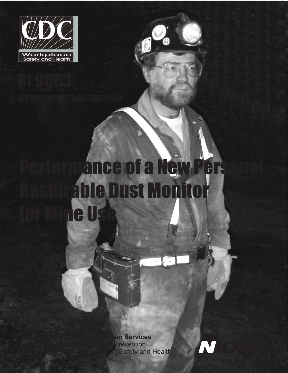 Screenshot of the first page of "Performance of a New Personal Respirable Dust Monitor for Mine Use"