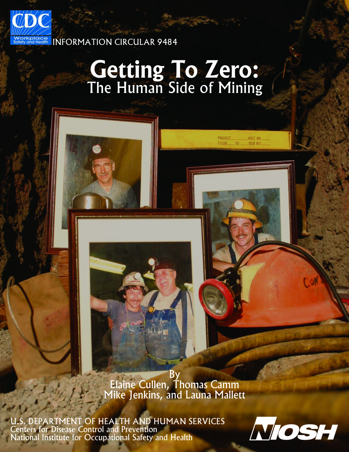 Screenshot of the first page of "Getting to Zero ... The Human Side of Mining"