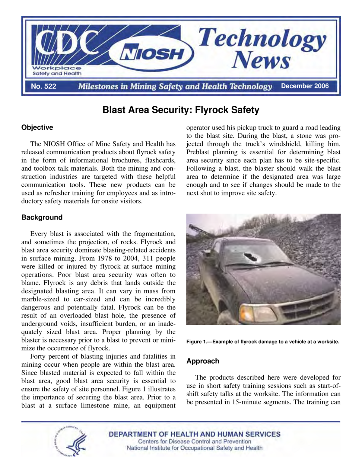 Technology News 522 - Blast Area Security: Flyrock Safety