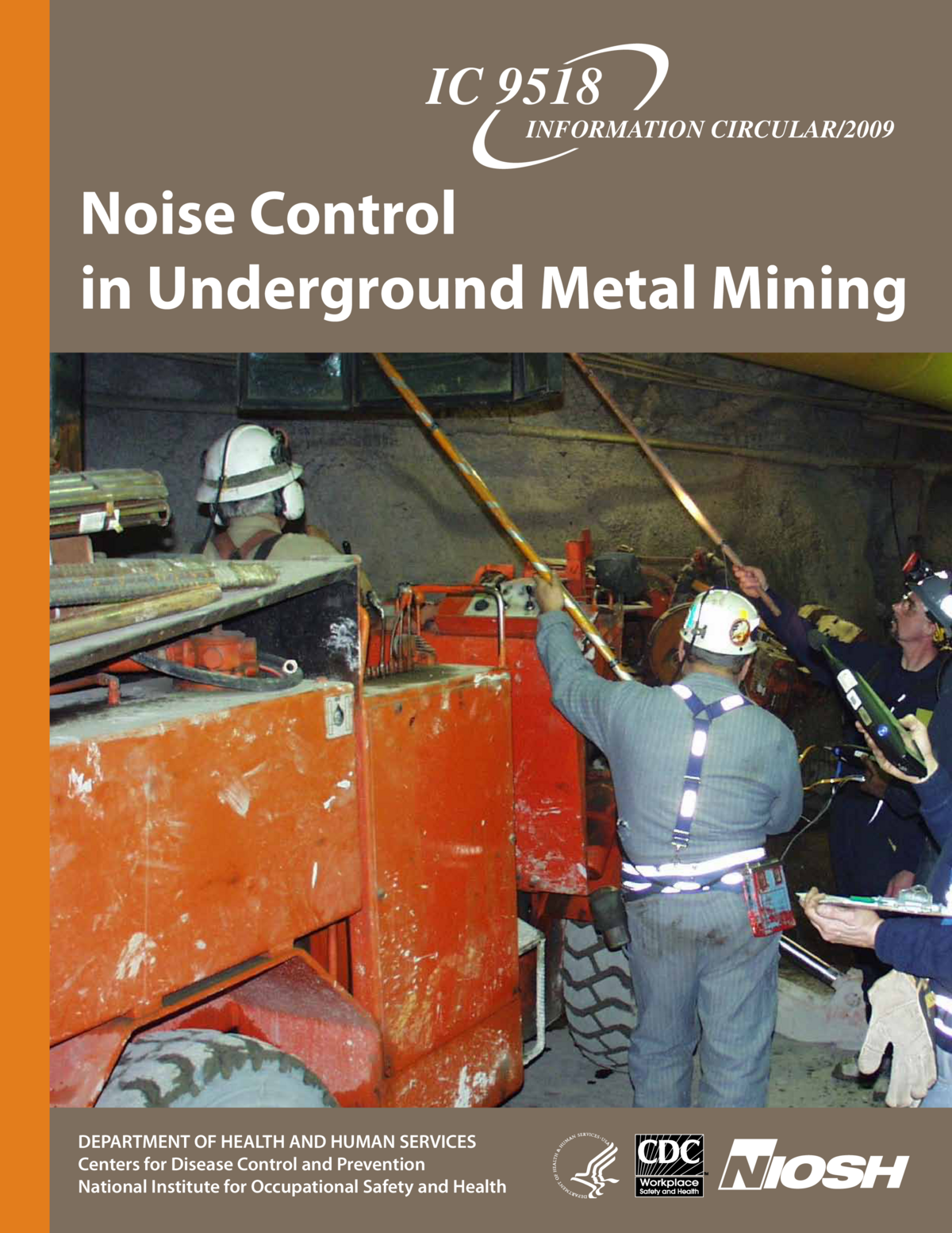 Screenshot of the first page of "Noise Control in Underground Metal Mining"
