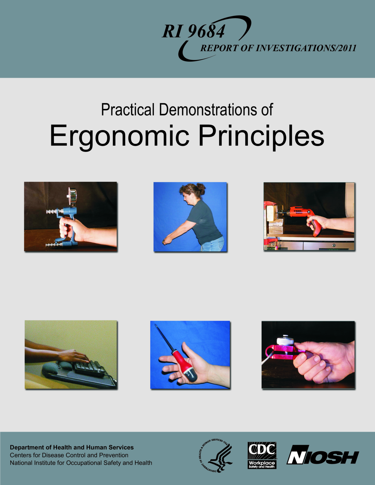 Screenshot of the first page of "Practical Demonstrations of Ergonomic Principles"