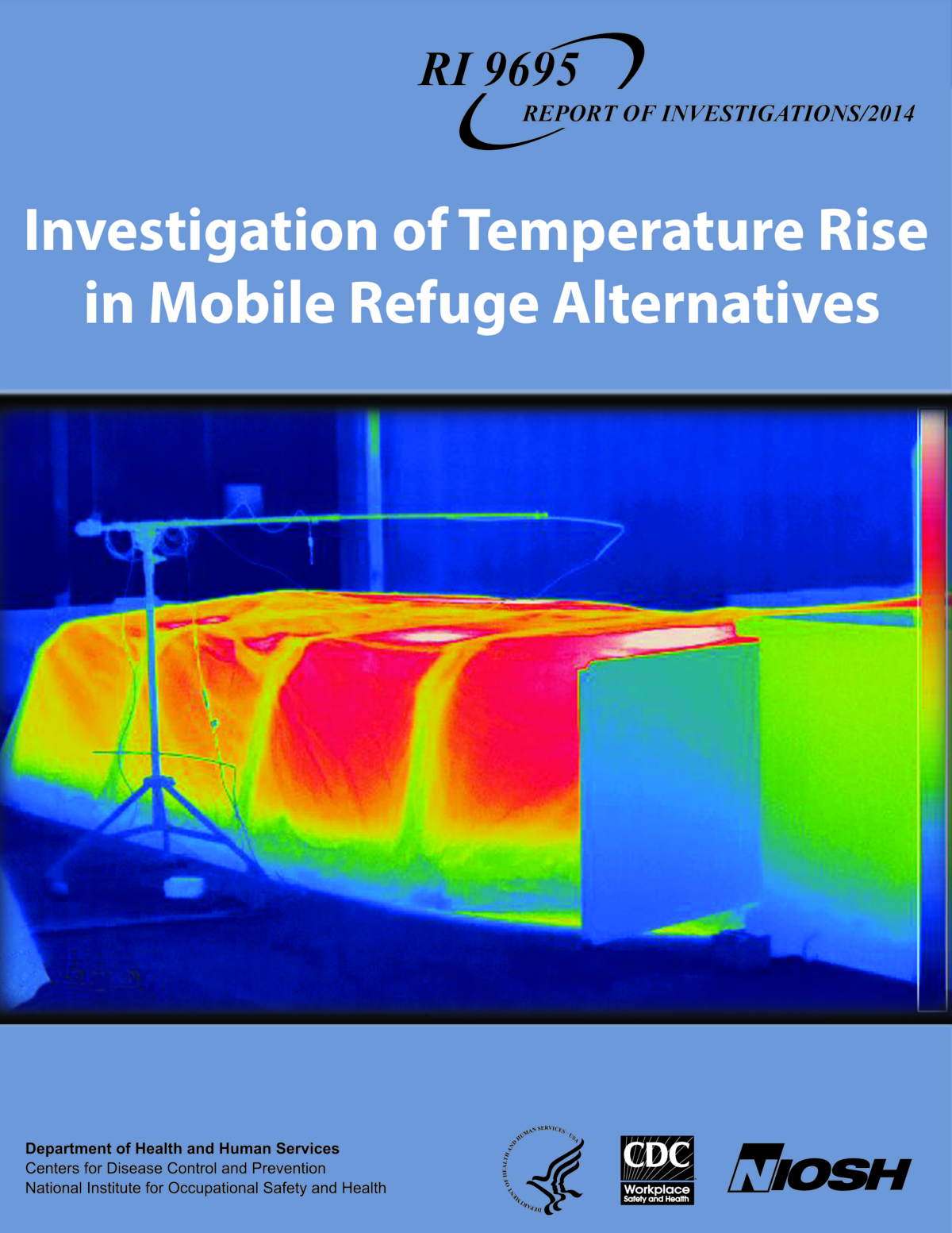 Screenshot of the first page of "Investigation of Temperature Rise in Mobile Refuge Alternatives"