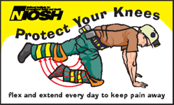 image that says protect your knees