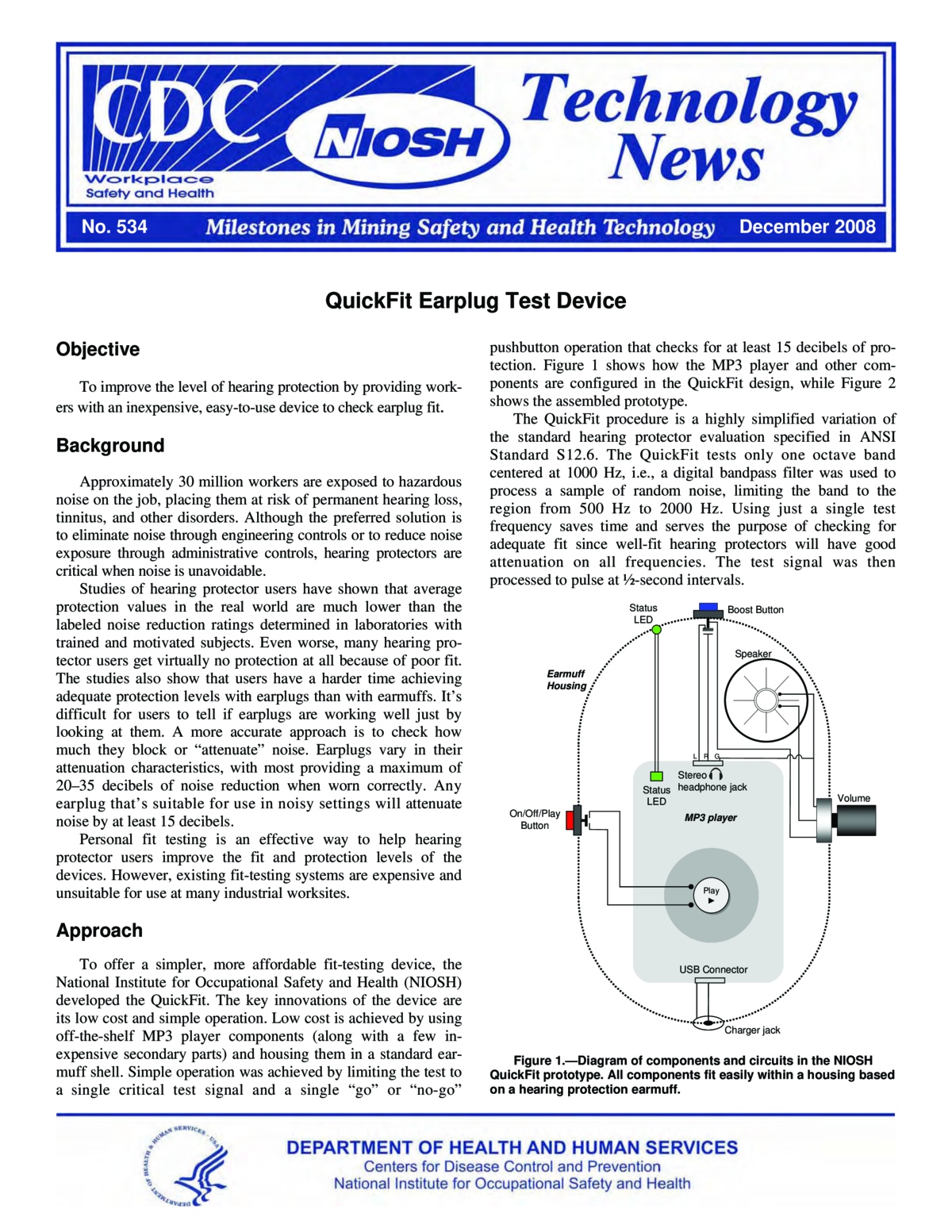 Technology News 534 - QuickFit Earplug Test Device
