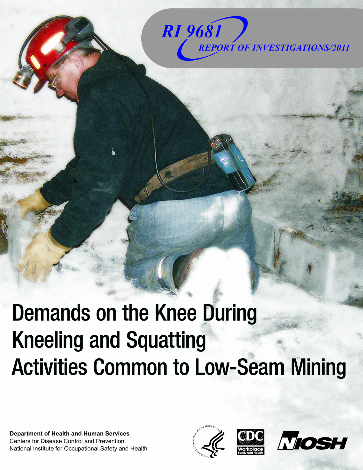 Screenshot of the first page of "Demands on the Knee During Kneeling and Squatting Activities Common to Low-seam Mining"