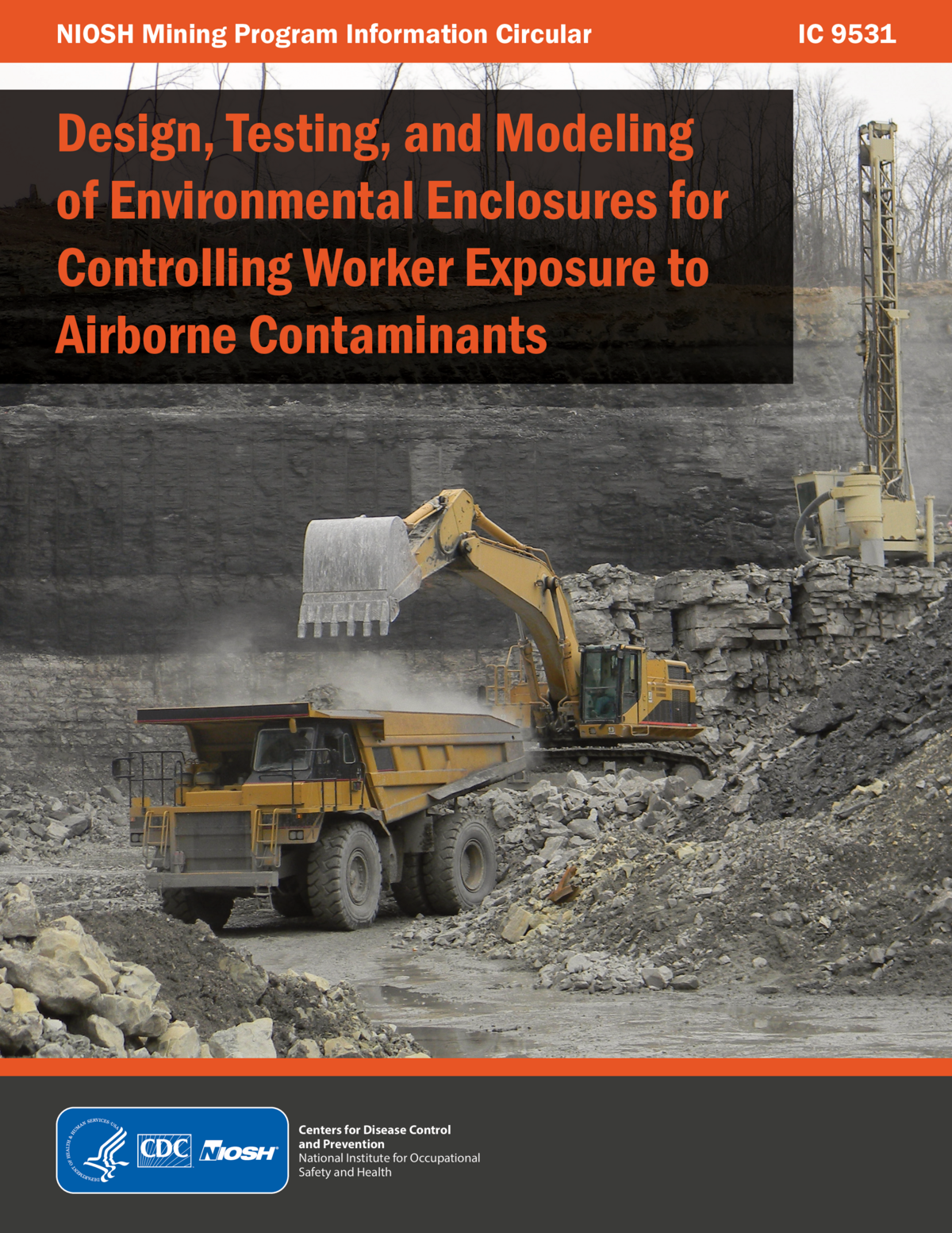 Screenshot of the first page of "Design, Testing, and Modeling of Environmental Enclosures for Controlling Worker Exposure to Airborne Contaminants"