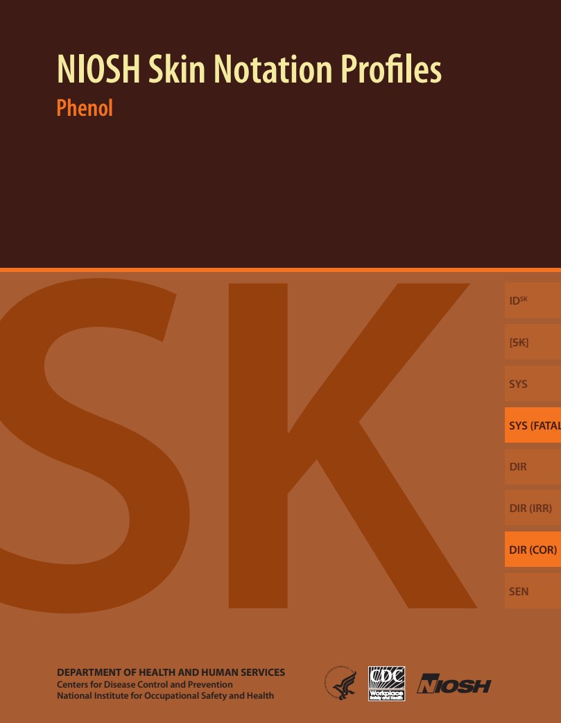 NIOSH Skin Notation Profiles: Phenol