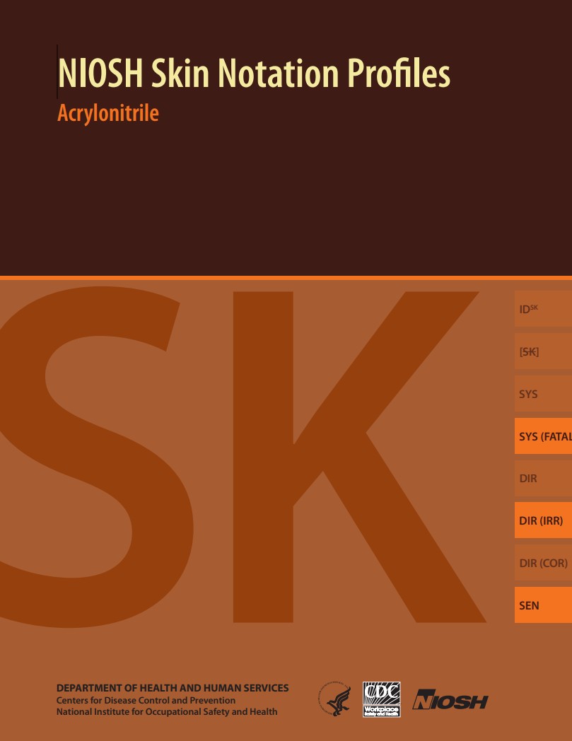 NIOSH Skin Notation Profiles: Acrylonitrile