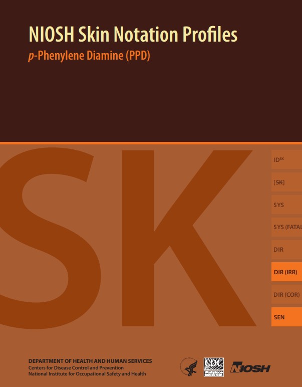 NIOSH Skin Notation Profiles: p-Phenylene Diamine (PPD)