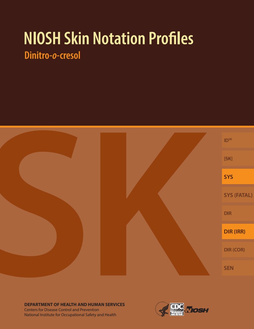 NIOSH Skinn Notation Profiles: Dinitro-o-cresol