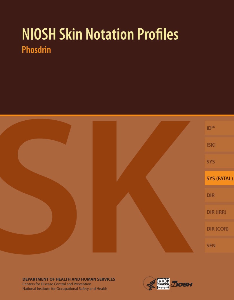 NIOSH Skin Notation Profiles: Phosdrin