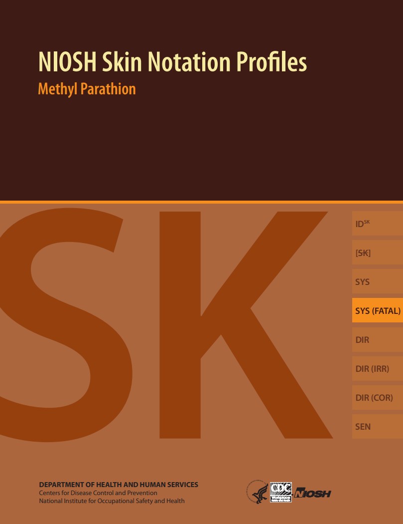 NIOSH Skin Notation Profiles: Methyl Parathion