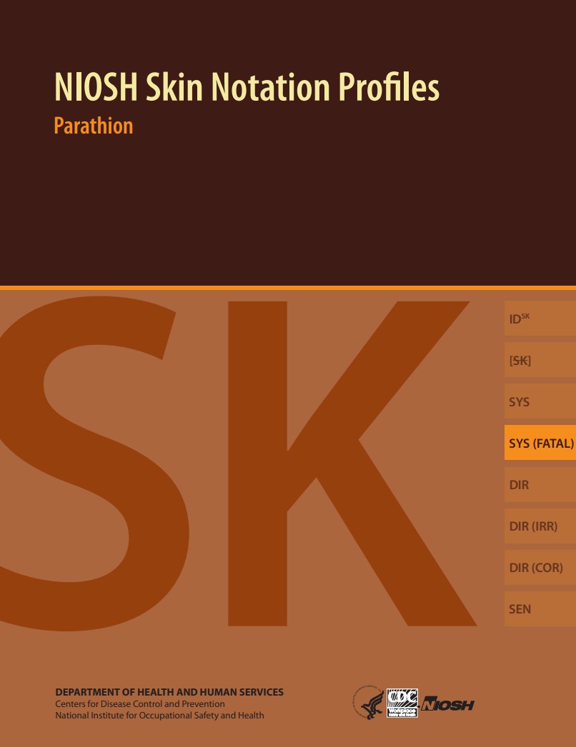NIOSH Skin Notation Profiles: Parathion