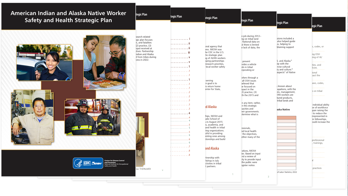 The American Indian and Alaska Native Worker Safety and Health Strategic Plan.