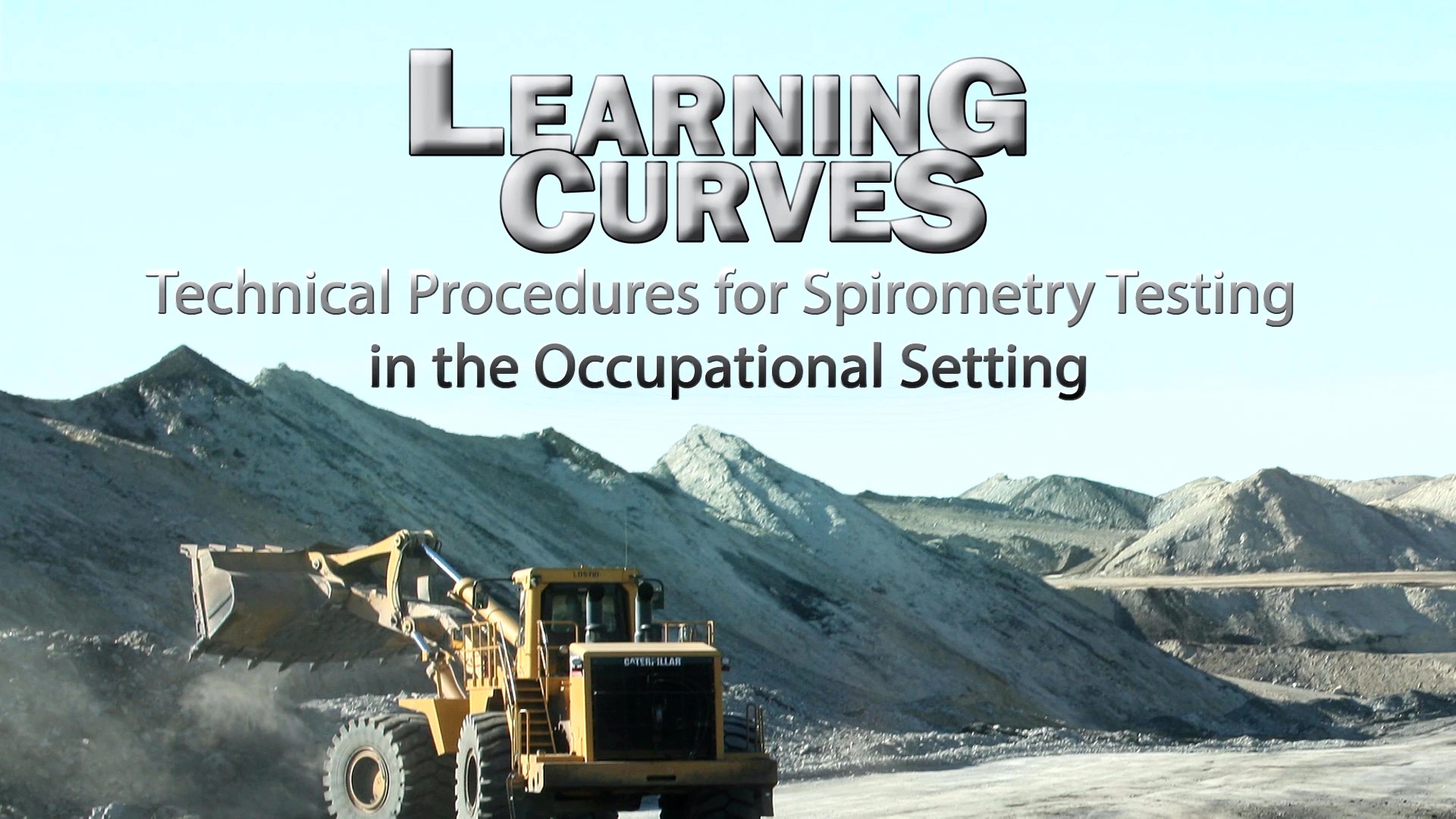 Learning Curves video series cover with text and a tractor digging coal from coal piles.