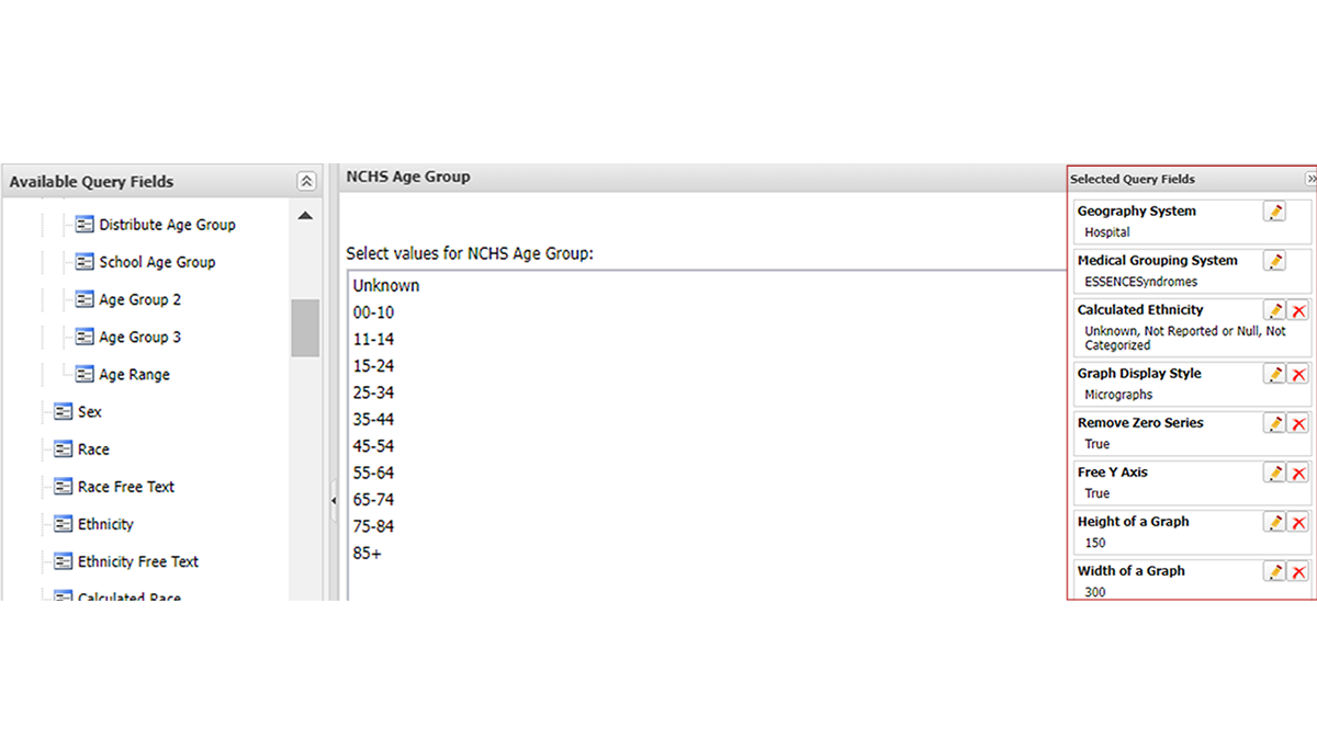 Percent of Visits with Unknown, Not Categorized, Not Reported, or Null Values for Calculated Ethnicity tab screenshot