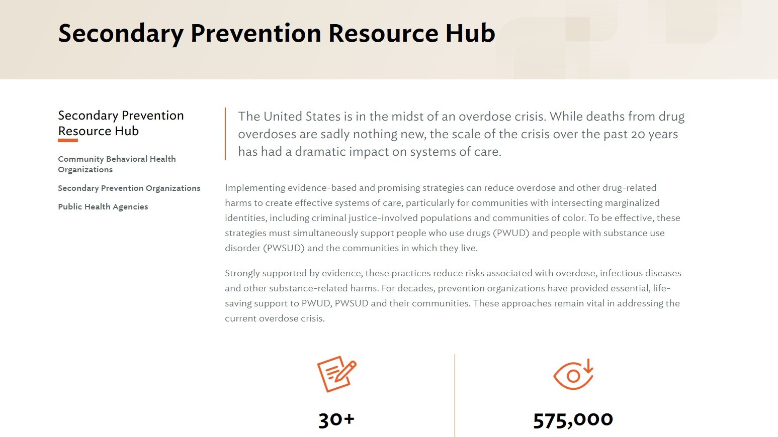 Screenshot of website from the National Council.