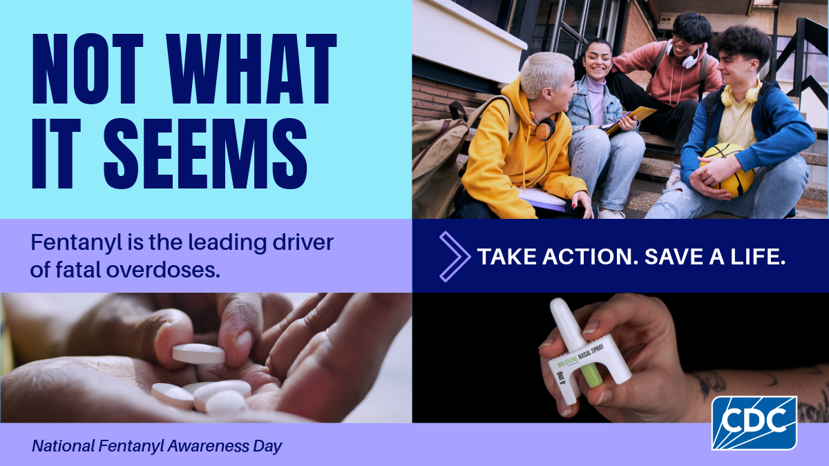 Not what it seems. Fentanyl is the leading driver of fatal overdoses. Take action, save a life.