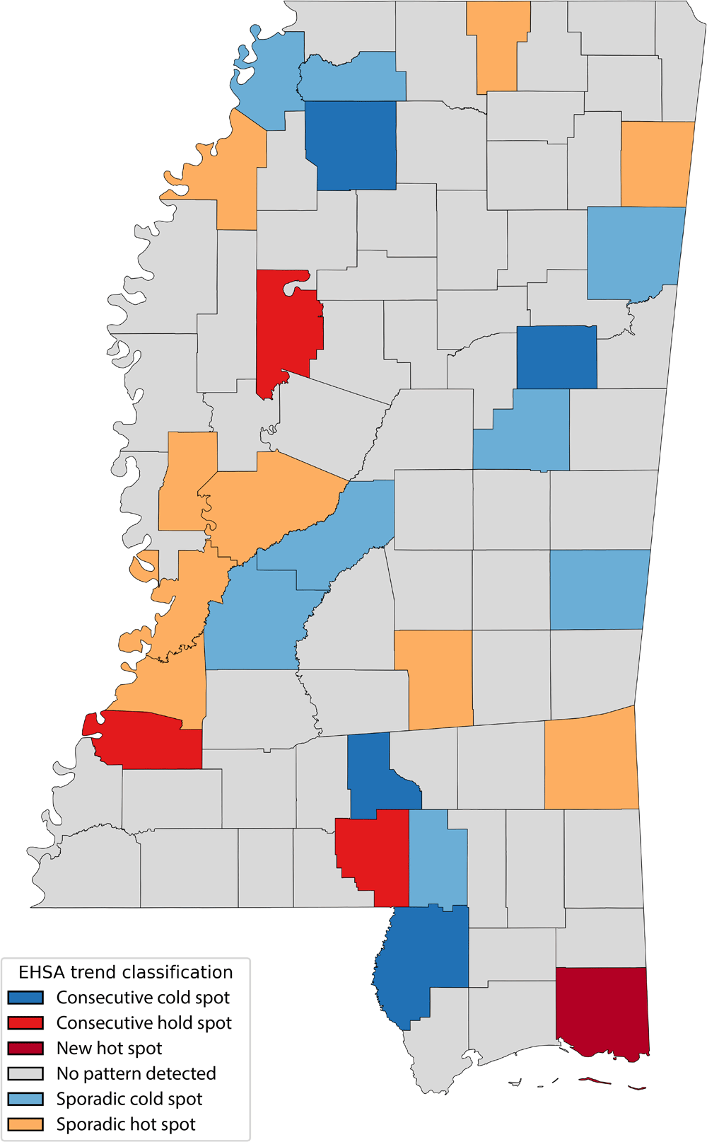 Longitudinal Spatial Analysis of Health-Related Quality of Life in Mississippi: Clustering, Trends, and Socioeconomic Drivers