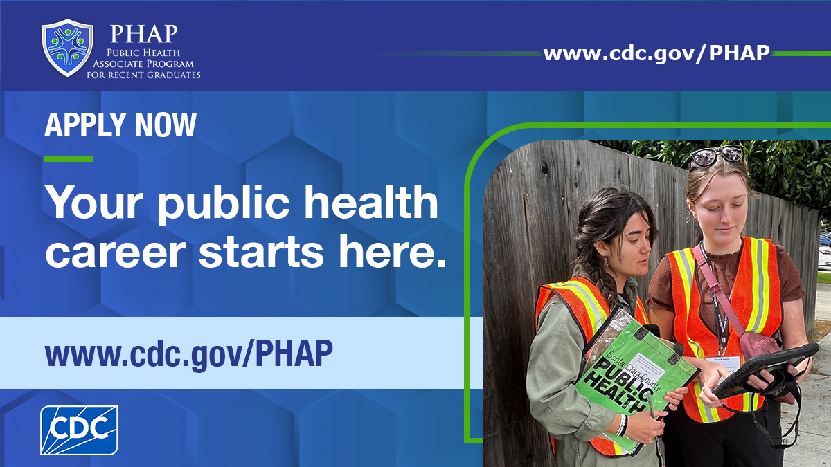 PHAP associate promotion graphic for Facebook and X, formerly Twitter